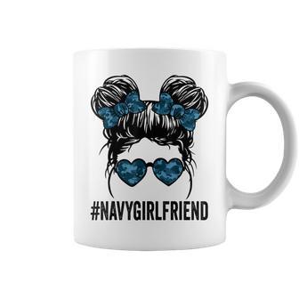 Proud Navy Girlfriend For Proud Navy Women Coffee Mug - Monsterry DE