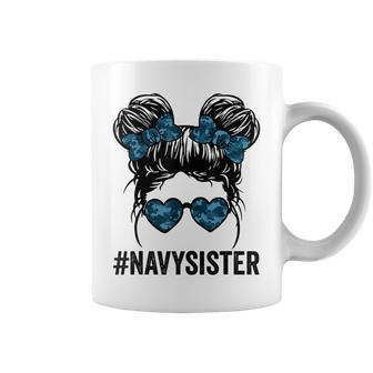 Proud Navy Sister For Proud Navy Women Family Coffee Mug - Monsterry CA