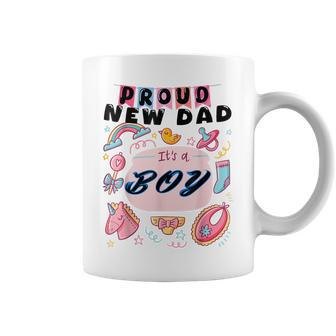 Proud New Dad It's A Boy Cute Baby Father's Day Daddy Coffee Mug - Thegiftio UK