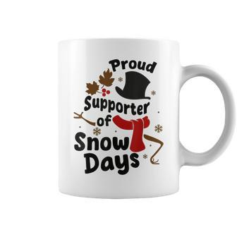 Proud Supporter Of Snow Days Teacher Coffee Mug - Thegiftio UK
