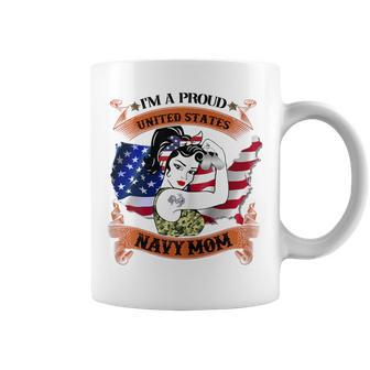 Proudnavy Aunt Proud United States Mom Navyveterans Coffee Mug - Monsterry