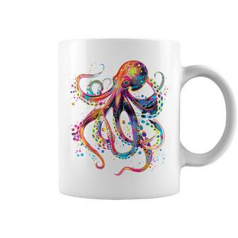 Psychedelic Octopus Kraken Octopus Sea Monster Kraken Coffee Mug - Seseable