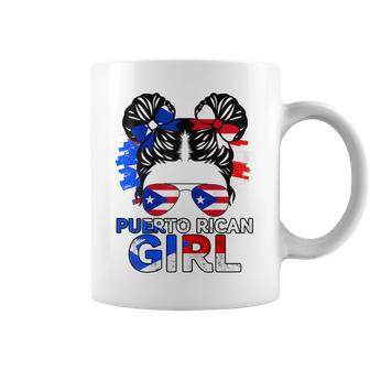 Puerto Rico Flag Messy Puerto Rican Girls Souvenirs Coffee Mug - Thegiftio UK
