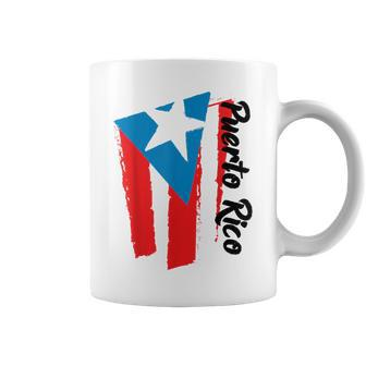 Puerto Rico Flag Hispanic Heritage Month Boricua Rican Retro Coffee Mug | Mazezy AU