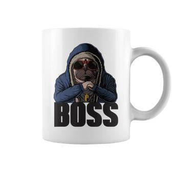 Pug Gangster Boss Dog Pug Dog Lover Pugs Coffee Mug | Crazezy UK