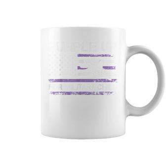 Purple Up For Military Child Month Air Force Us Flag Coffee Mug | Mazezy UK
