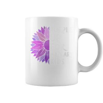 Purple Up Military Child Sunflower Military Brats Month Coffee Mug - Monsterry AU