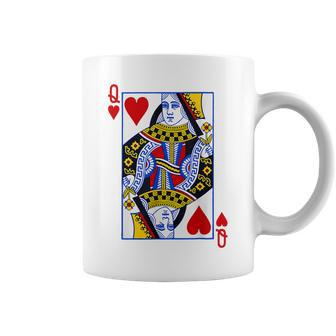 Queen Of Hearts Feminist For Playing Cards Coffee Mug | Mazezy UK