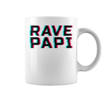 Rave Papi Edm Music Festival Optical Illusion Father's Day Coffee Mug - Monsterry UK