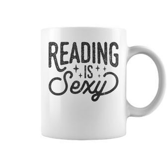 Reading Is Sexy Reading Reader Books Bookworm Library Coffee Mug - Monsterry