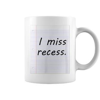 Recess I Miss Recess Nostalgic Coffee Mug - Monsterry