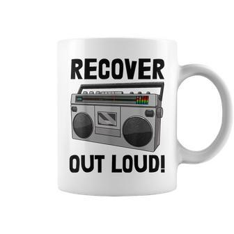 Recover Out Loud Vintage Style Tape Recorder Coffee Mug - Monsterry