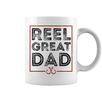 Reel Great Dad Fishing Dad Fisherman Coffee Mug - Monsterry