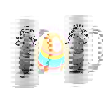 Respeta El Capibara Lindo Roedor Capibara Taza de café - Regaloses