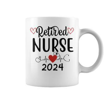 Retired Nurse 2024 Retirement Women Coffee Mug - Monsterry UK
