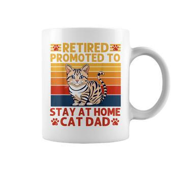 Retirement Quote For Dad 2024 Retired Pet Cats Lover Coffee Mug - Monsterry CA