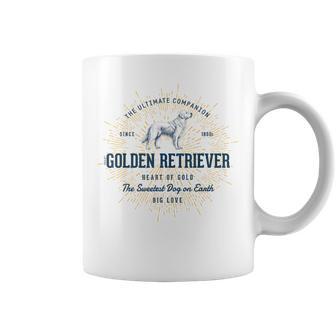 Retro Golden Retriever Vintage Coffee Mug - Monsterry CA