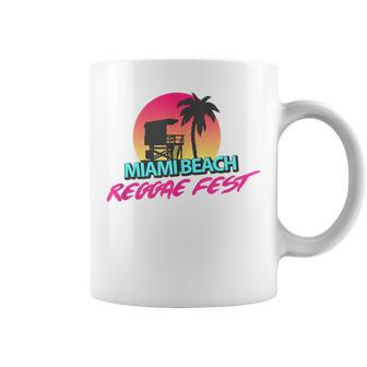 Retro Miami Beach Florida Retro Vintage Style Coffee Mug - Monsterry UK