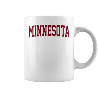 Retro Minnesota Vintage Minnesota Gold Maroon Throwback Coffee Mug - Monsterry