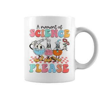 Retro A Moment Of Science Please Teacher 100 Days Of School Coffee Mug - Seseable