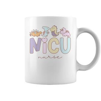 Retro Nicu Nurse Dinosaur Neonatal Intensive Care Unit Coffee Mug | Mazezy