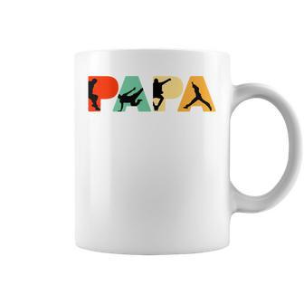 Retro Parkour Papa Lustigerintage Papa Parkour Tassen - Geschenkecke