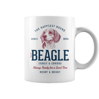 Retro Styled Vintage Beagle Coffee Mug - Monsterry