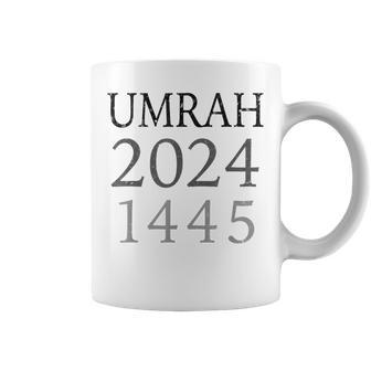 Retro Umrah 2024 Crew Uniform 1445 Umra Group Pilgrim Squad Coffee Mug | Mazezy UK