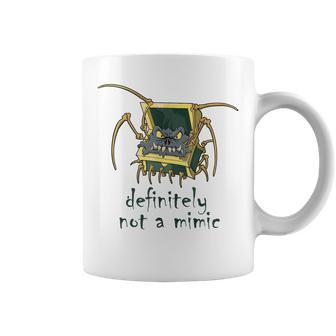 Roleplaying Meme Rpg Mimic Meme Joke Creature Illustration Coffee Mug - Monsterry DE