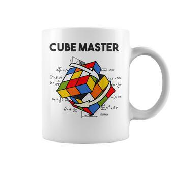 Rubik's Cube Magic Cube Retro Rubi Vintage Nerd White Tassen - Seseable