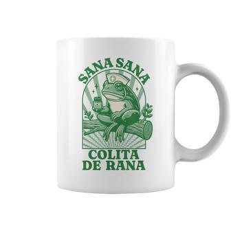 Sana Sana Colita De Rana Cute Mexican Nurse Mexican Saying Coffee Mug - Monsterry DE