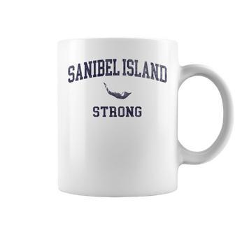 Sanibel Island Map Fl Sanibel Island Strong Coffee Mug - Monsterry AU