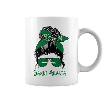 Saudi Arabian Girl Saudi Arabia Girl Saudi Arabian Woman Fla Coffee Mug - Monsterry UK