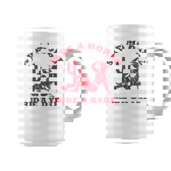 Save A Horse Ride A Dyke Vintage Cowgirl Howdy Lesbians Coffee Mug | Mazezy