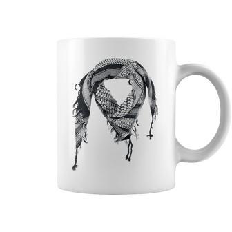 Scarf Palestine Keffiyeh Coffee Mug - Monsterry