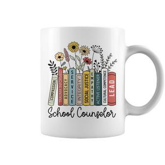 School Counselor National School Counseling Week Wildflowers Coffee Mug - Seseable