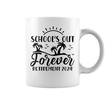 Schools Out Forever Retirement 2024 Teacher Summer Coffee Mug - Monsterry CA