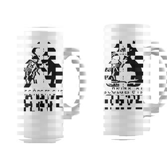 Schrödinger's Cat Is Both Dead And Alive Physics Physicist Coffee Mug - Thegiftio