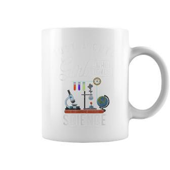 Scientist Lab Just A Cute Girl Who Loves Science Coffee Mug - Monsterry DE