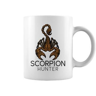 Scorpion Hunter Outdoor Hunting Mens Coffee Mug - Monsterry