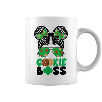 Scout Cookie Boss Girls Kidlife Messy Bun Sunglasses Coffee Mug | Crazezy