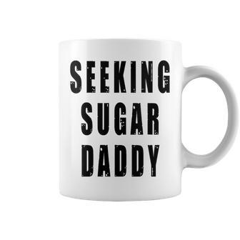 Seeking Sugar Daddy Dad Geburtstagatertag Papa Lustiger Witz Mit-Ausschnitt Tassen - Geschenkecke