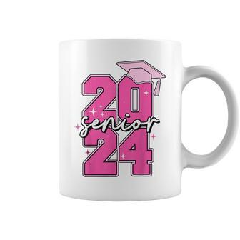 Senior 2024 Pink Graduation Class Of 2024 Graduate Coffee Mug - Seseable