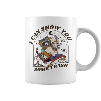 I Can Show You Some Trash Raccoon Possum Raccoon Coffee Mug - Thegiftio UK