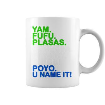 Sierra Leone Flag Yam Fufu African Food Coffee Mug - Monsterry CA