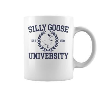 Silly Goose University Silly Goose University Meme Clothing Coffee Mug | Mazezy