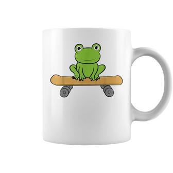 Skateboarding Frogs Skateboard Frogs Coffee Mug - Monsterry UK