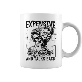 Skeleton Expensive Difficult And Talks Back Mother's Coffee Mug - Thegiftio UK