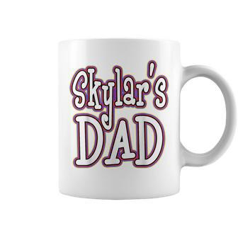 Skylars Dad Fathers Day Gag Husband Him Coffee Mug - Monsterry UK