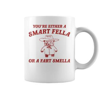 Are You A Smart Fella Or Fart Smella Oddly Specific Meme Coffee Mug - Monsterry CA